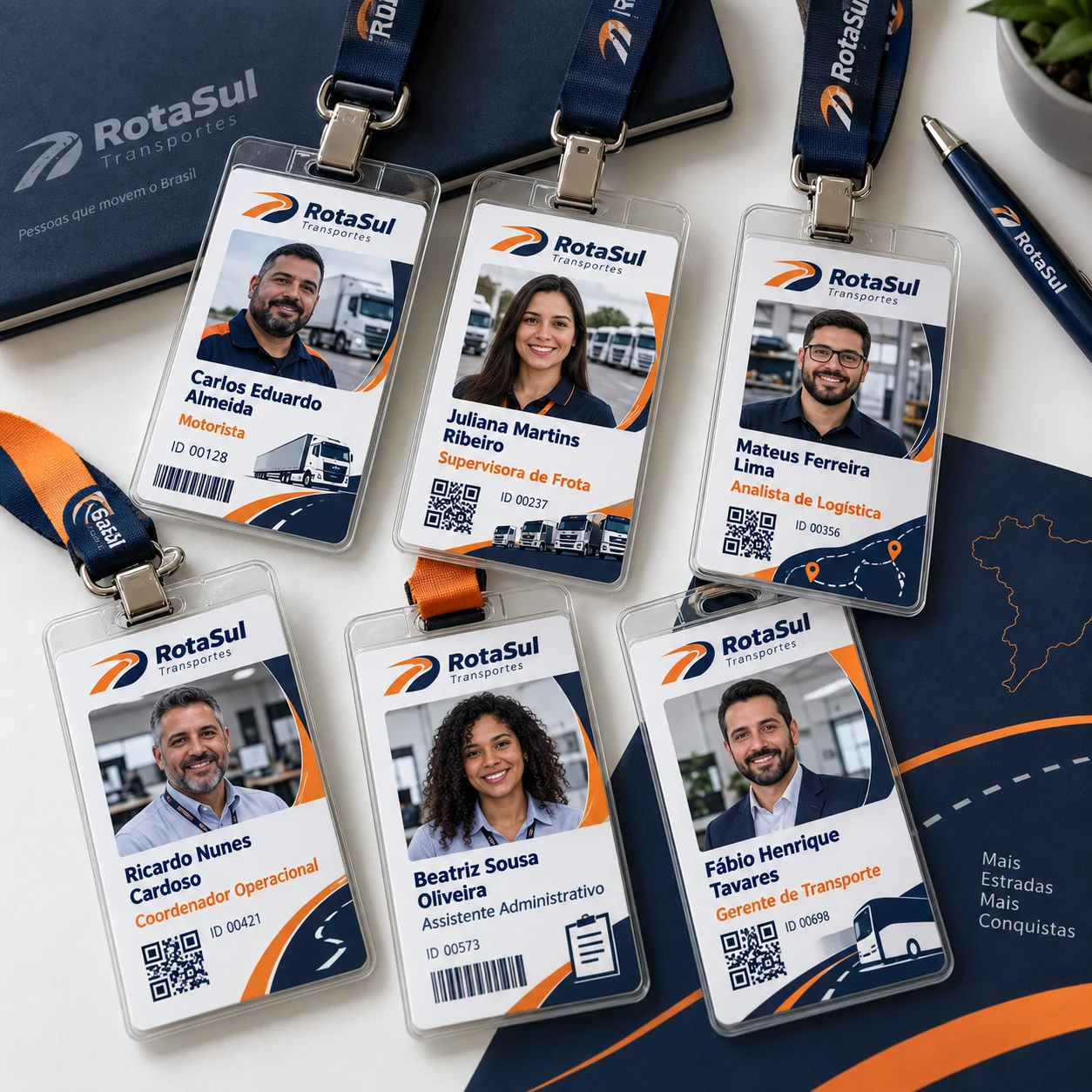 Crachá de equipe da RotaSul