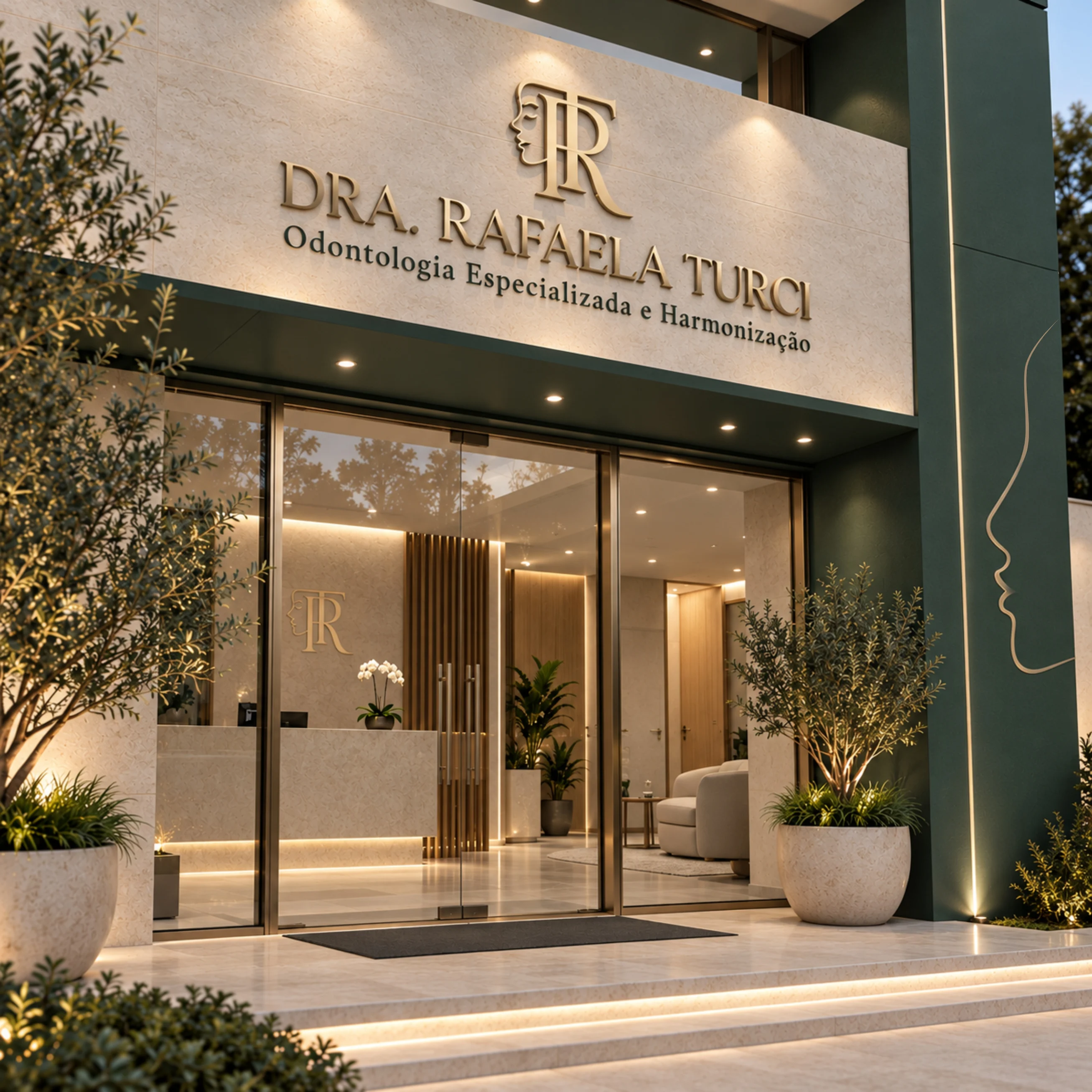 Fachada do consultório da Dra. Rafaela Turci