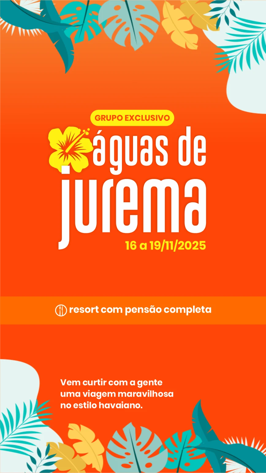 Story da Viajar Mais: grupo exclusivo para Águas de Jurema
